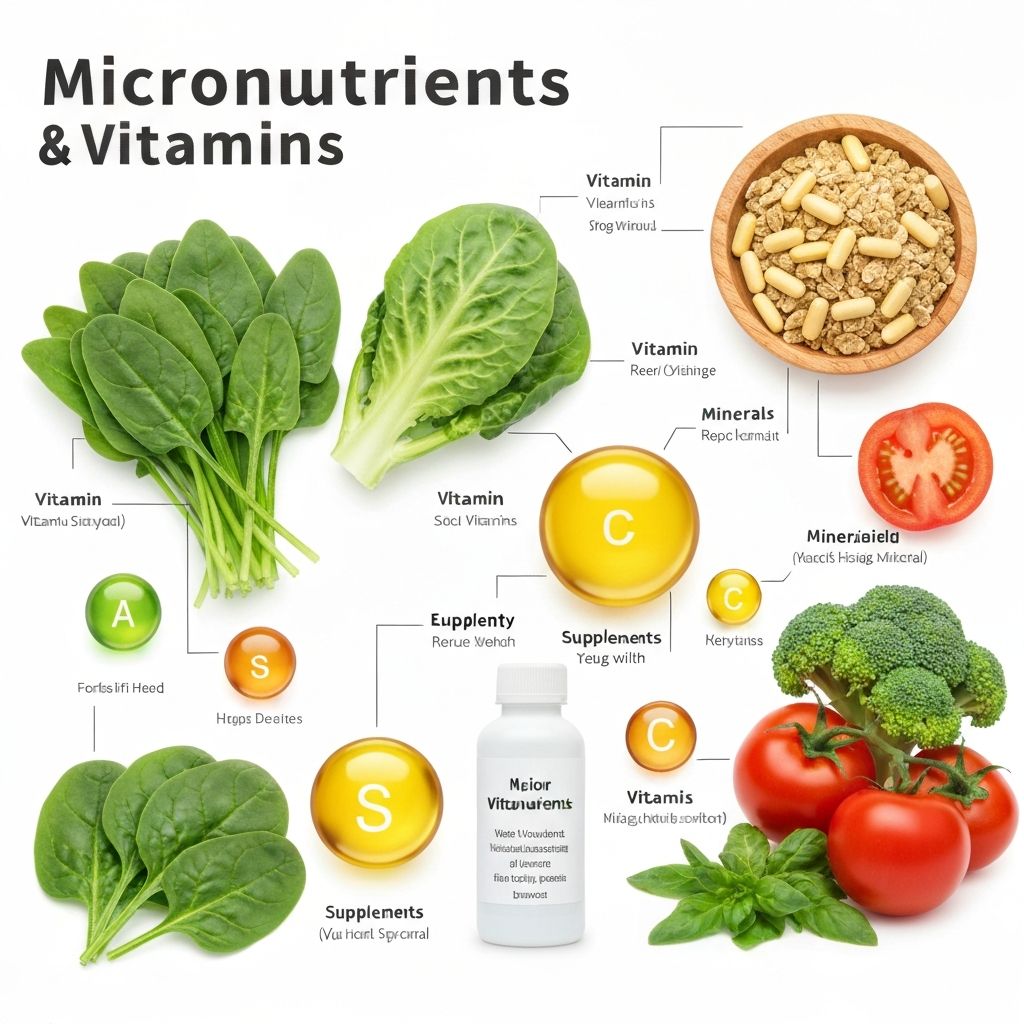 Micronutrients and vitamins